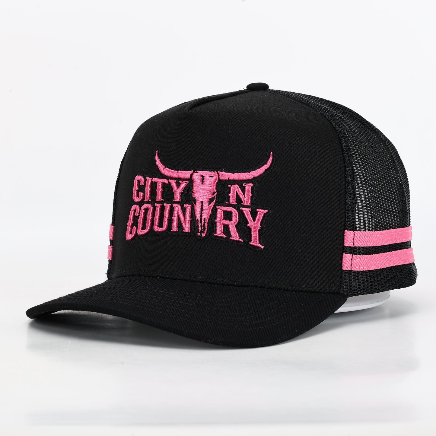 City N Country - CNC - Cap - 3D Classic - Black and Pink