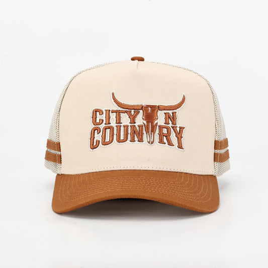 City N Country - CNC - Cap - 3D Classic - Beige And Clay