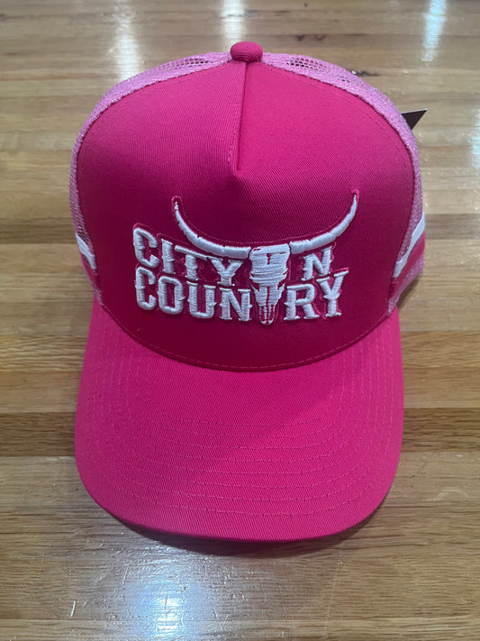 City N Country - CNC - Cap - Kids - 3D Classic - Pink and White
