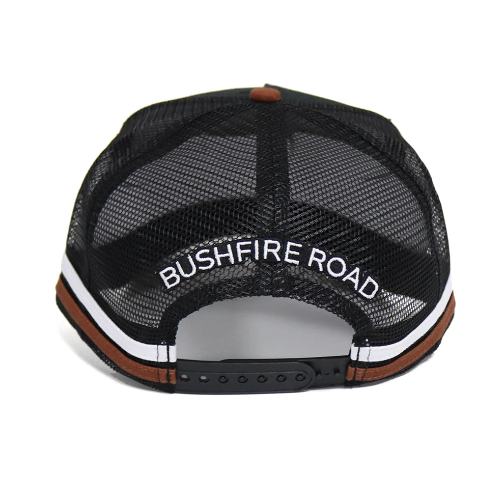 BUSHFIRE - CLASSIC BLACK TRUCKER CAP