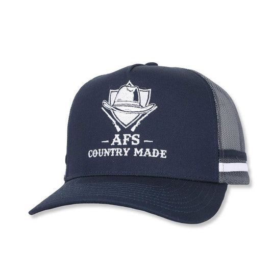 AFS - TRUCKER HAT COUNTRY MADE COWBOY NEW - NAVY - City N Country