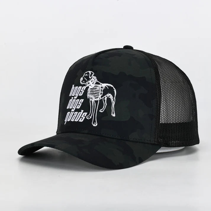 Hogs Dogs And Quads - HDQ - Cap - Camo Pig Dog