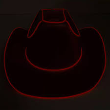 Party Hat - Neon Light Up Cowboy Hat - Blue And Purple