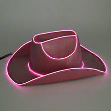 Neon Light Cowboy Hat