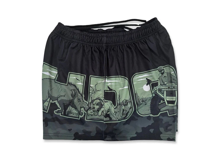 HDQ - Footy Short Black HDQ Camo