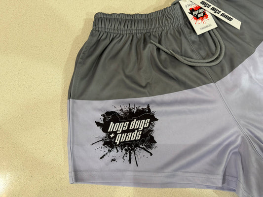 HDQ - Footy Shorts Grey Split