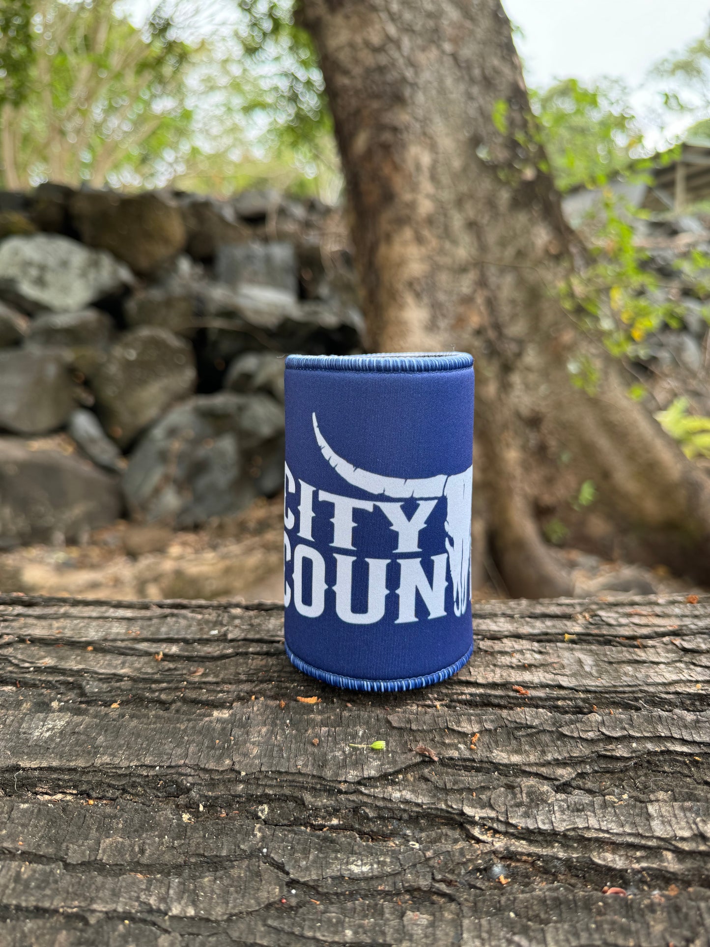 CITY N COUNTRY STUBBY COOLER - BLUE