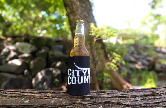 CITY N COUNTRY - STUBBY COOLER - BLACK