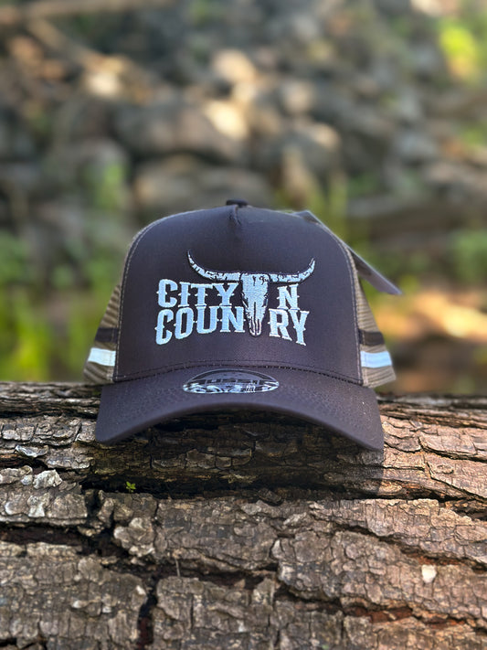 City N Country Cap - Navy/Grey