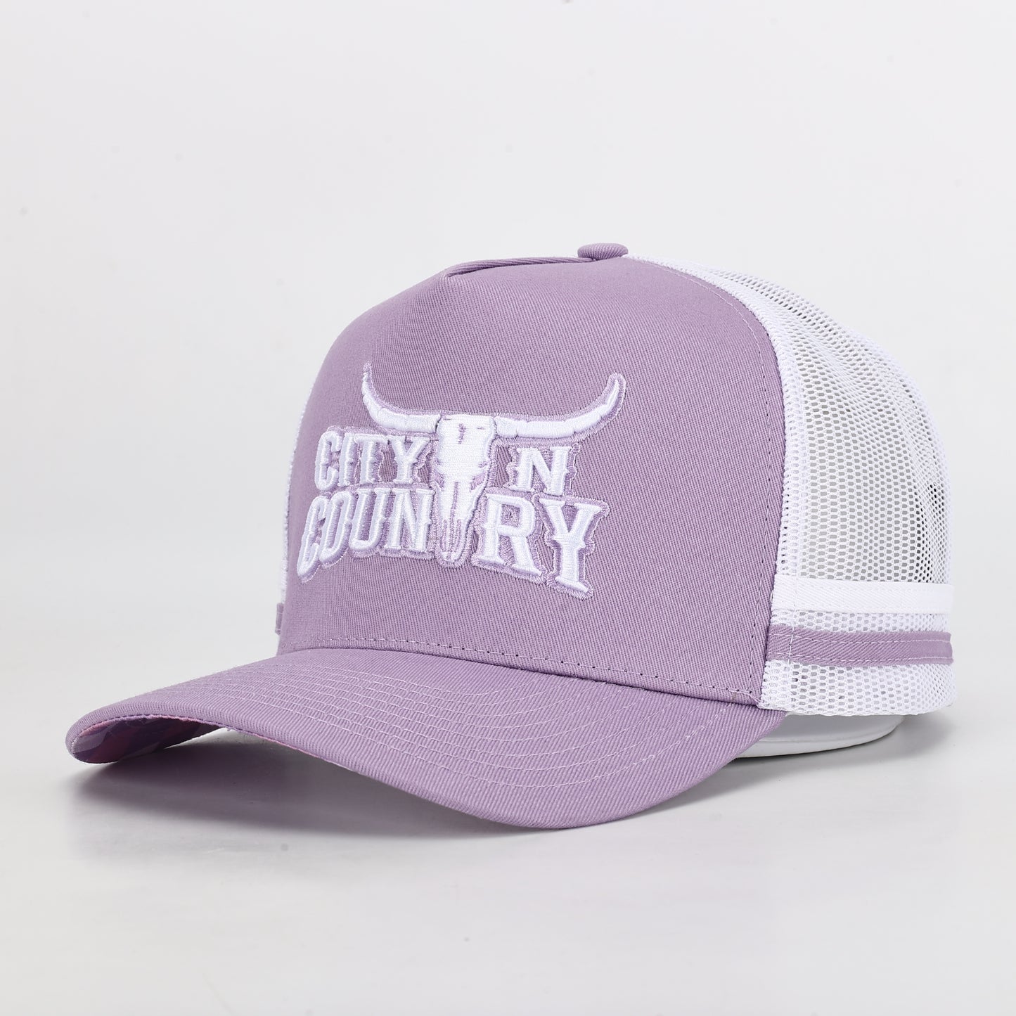 City N Country - CNC - Cap - 3D Classic - Lavender and White