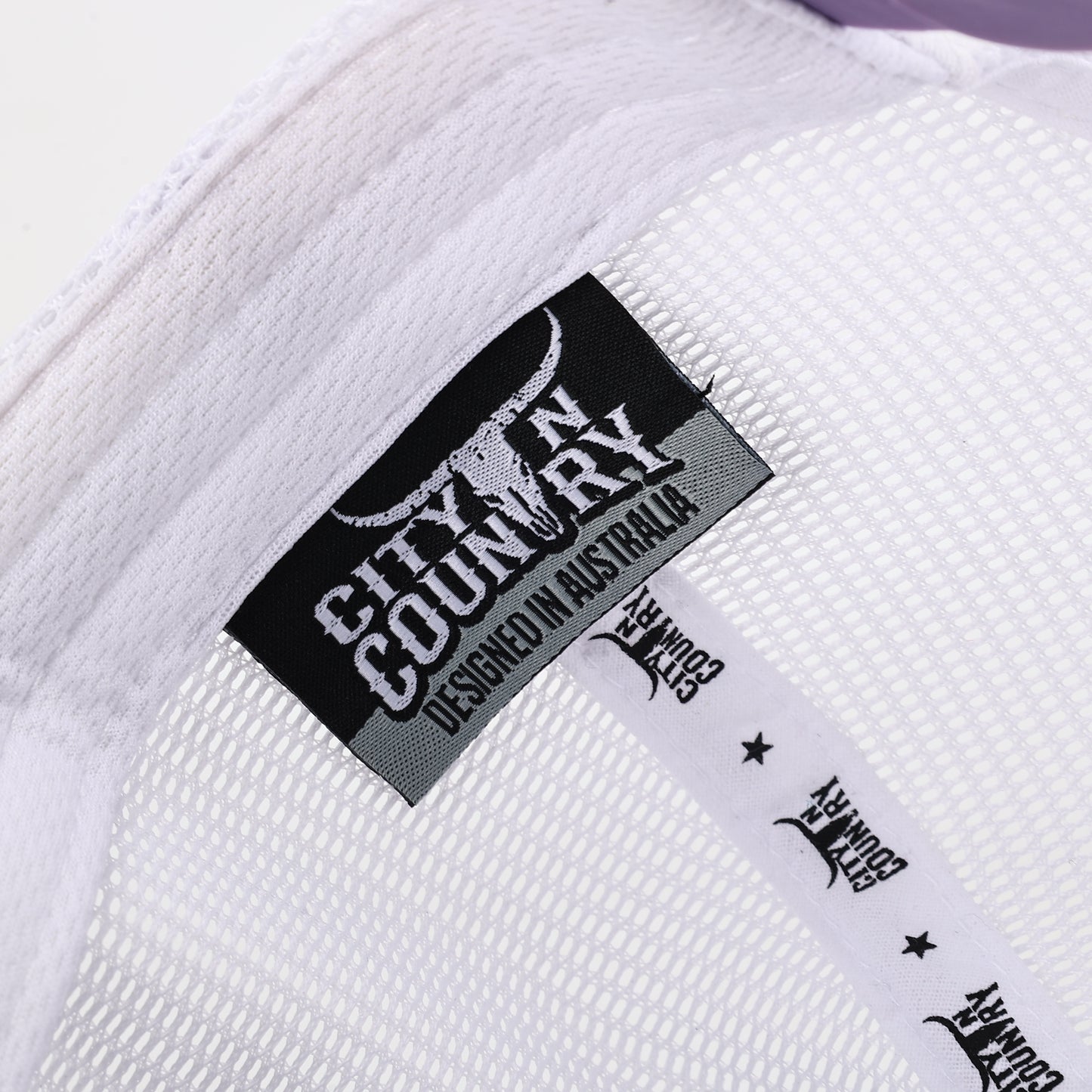 City N Country - CNC - Cap - 3D Classic - Lavender and White