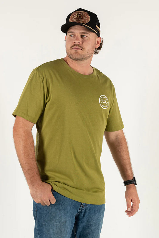 CL - SIGNATURE T-SHIRT - ARMY GREEN