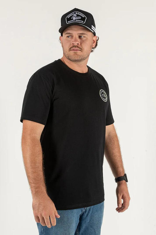 Country Labelled - SIGNATURE T-SHIRT - BLACK (GREY LOGO) - City N Country