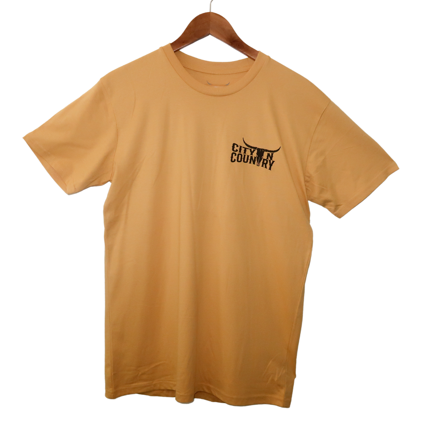 CITY N COUNTRY - MEN'S TEE - MUSTARD