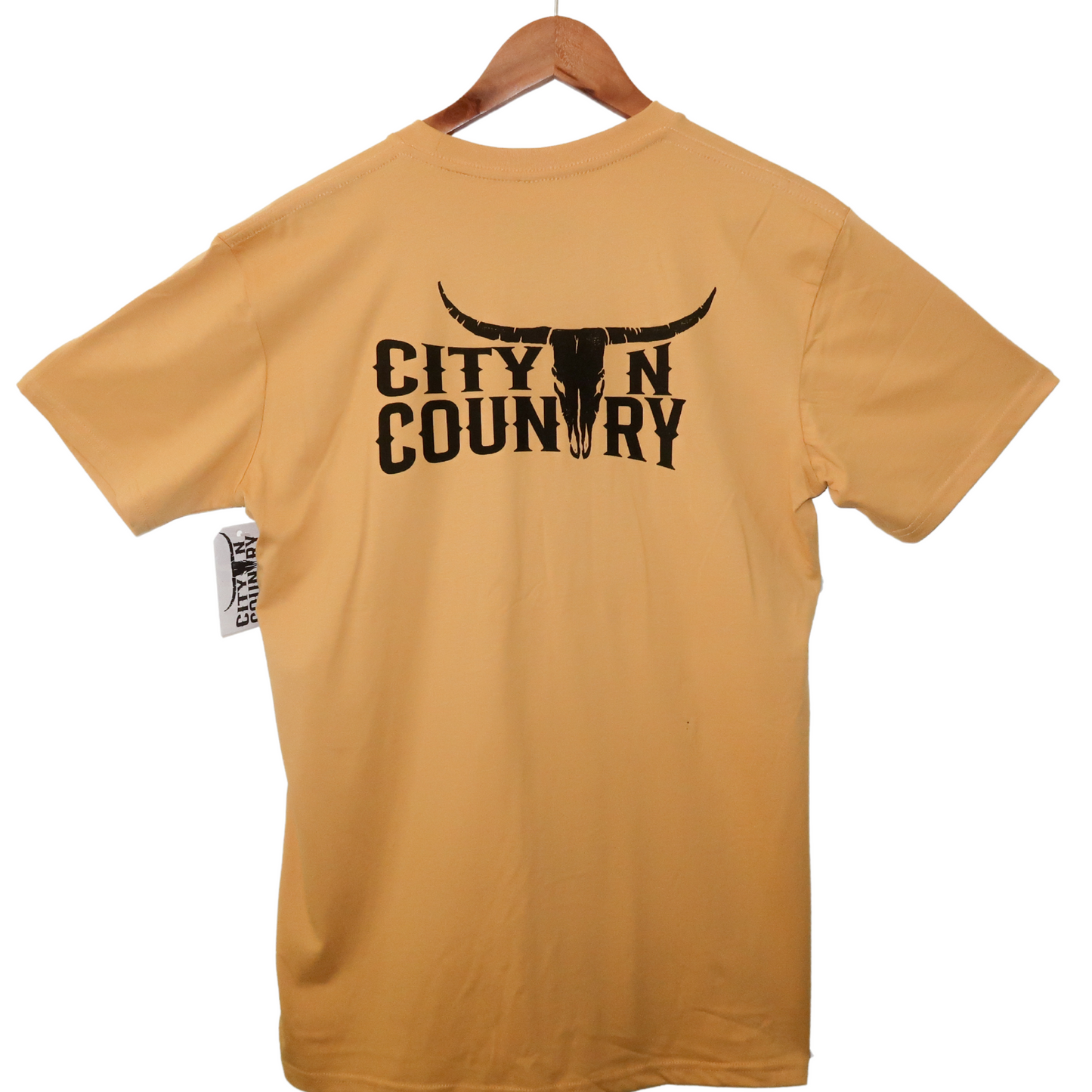 CITY N COUNTRY - MEN'S TEE - MUSTARD