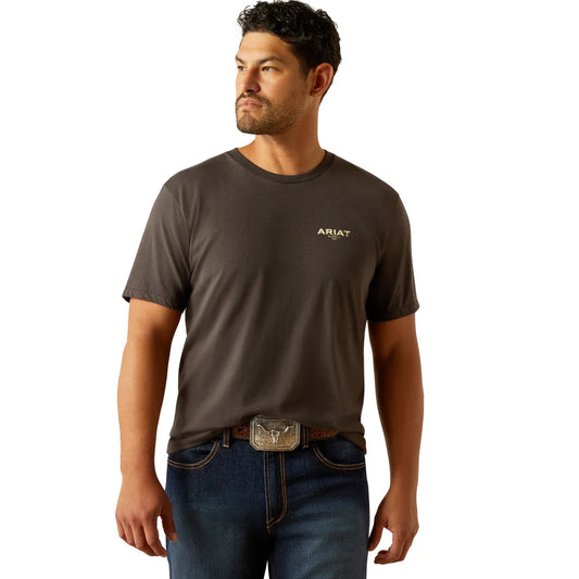 Ariat - Shirt - Mens - Explore Circle - Vintage Black