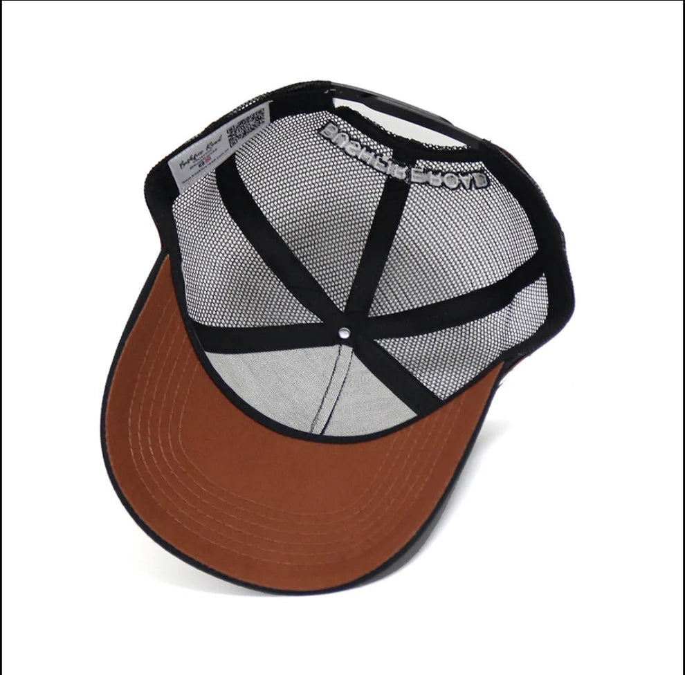 BUSHFIRE - CLASSIC BLACK TRUCKER CAP