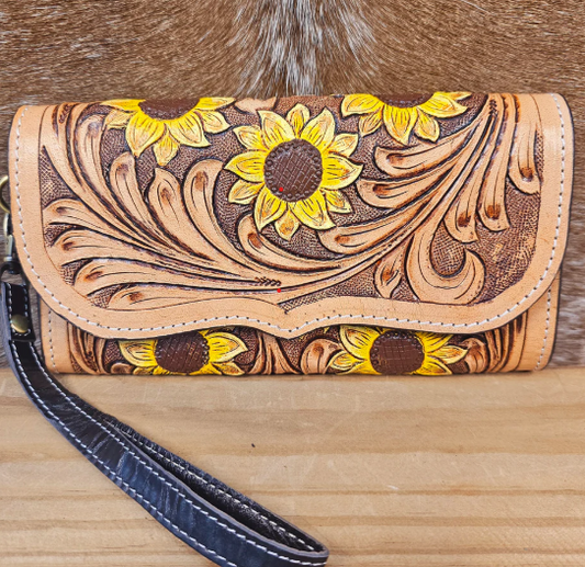 Bushfire Road - Wallet - Sunflower Bloom