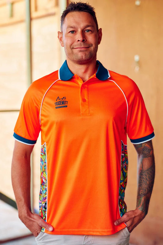 Trademutt - Shirt - Unisex Orange Polo - Bonza