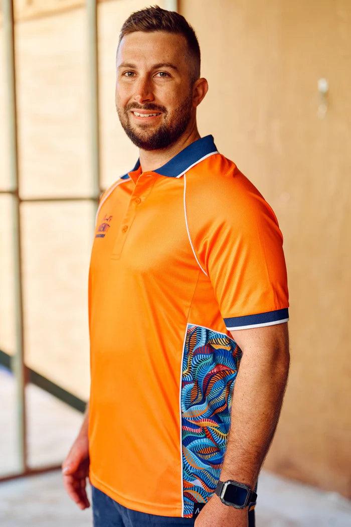 TRADEMUTT - UNISEX ORANGE SNAZZY POLO - City N Country