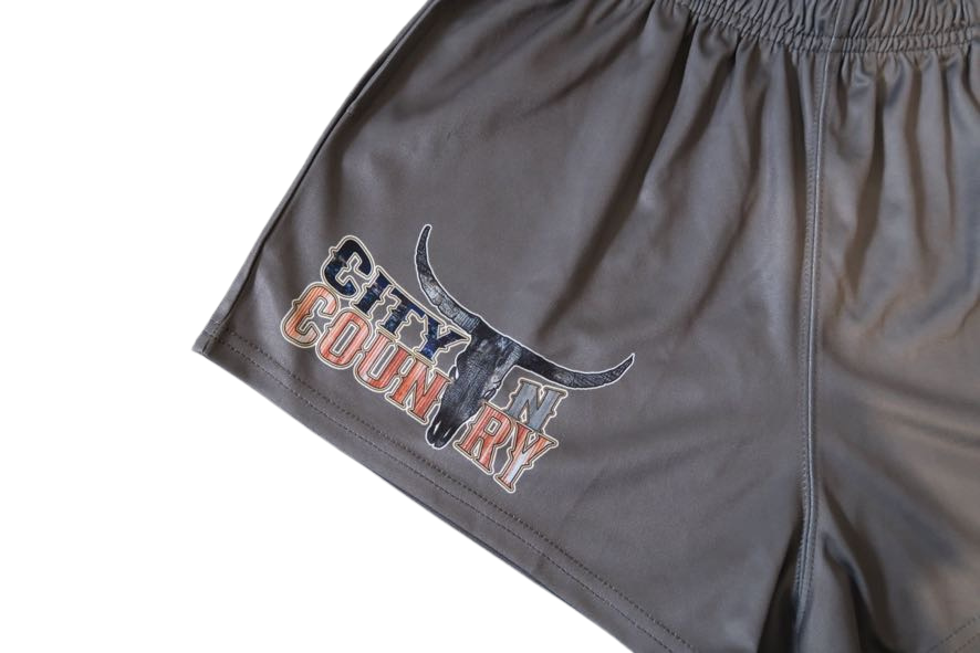 CNC ORIGINAL GREY FOOTY SHORTS