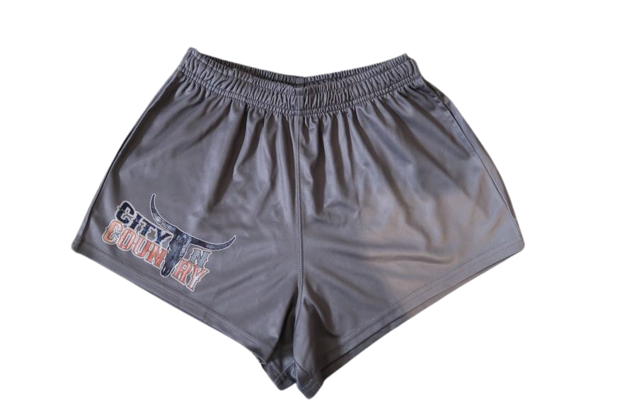 CNC ORIGINAL GREY FOOTY SHORTS