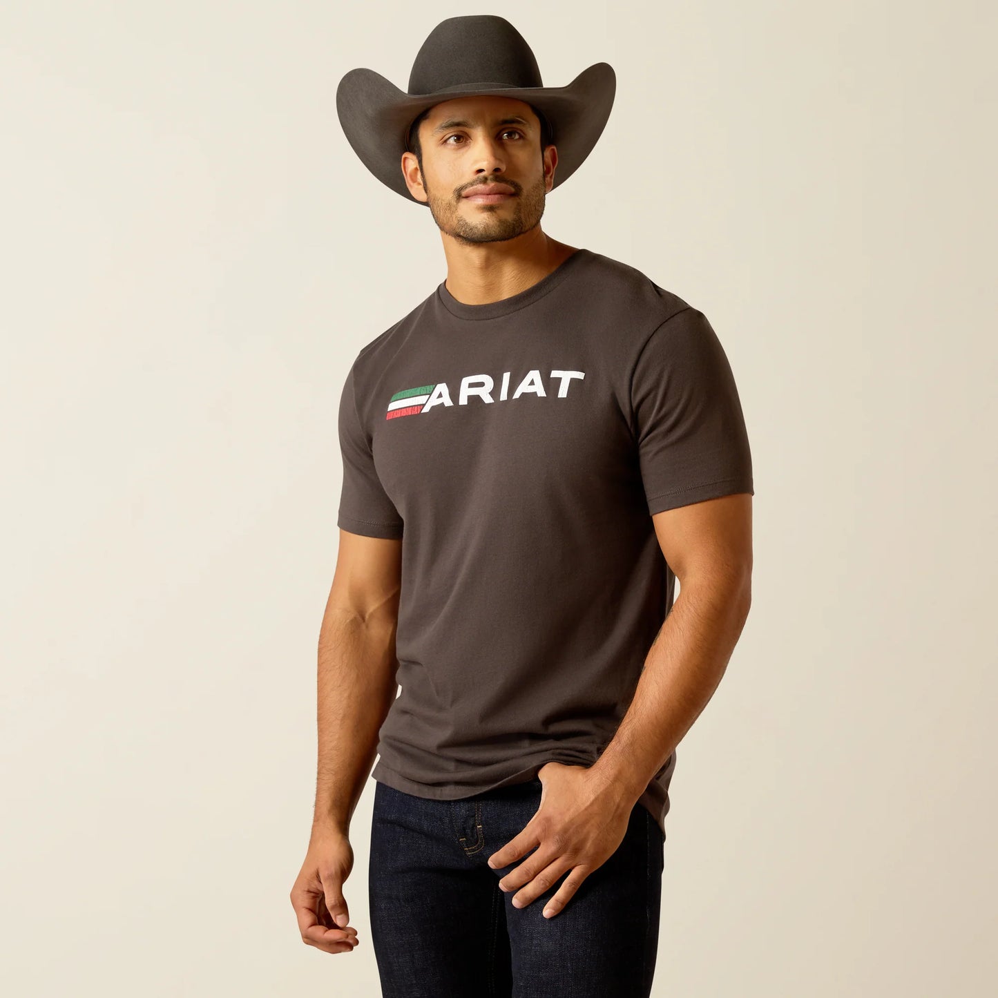 ARIAT - MEN'S VIVA TEE - VINTAGE BLACK