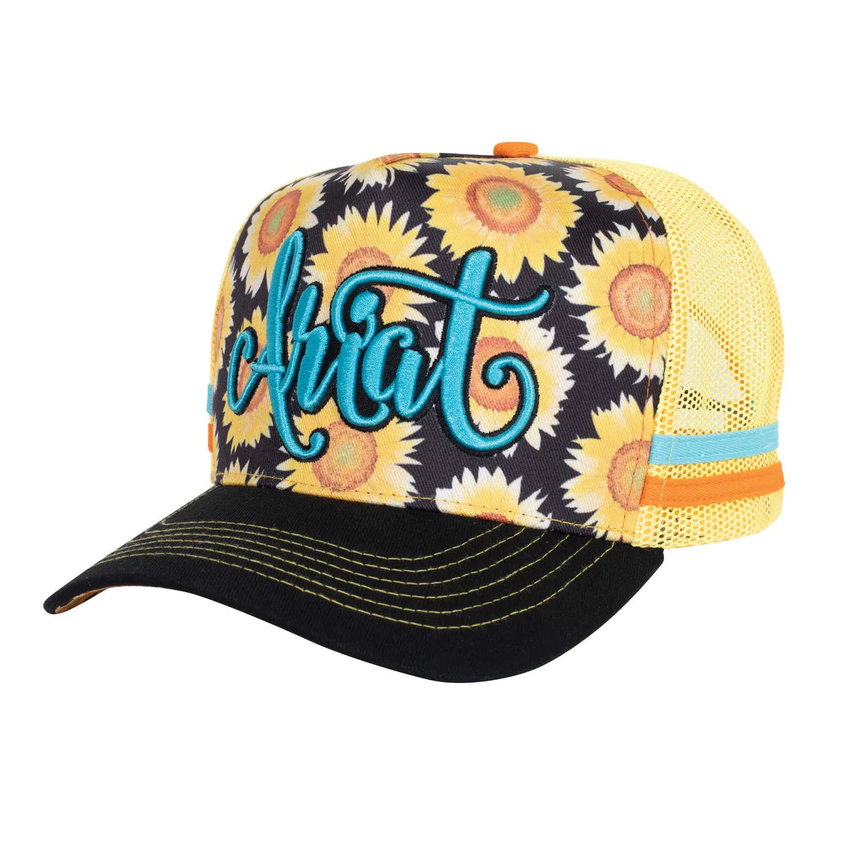 Ariat Sunflower Script Trucker Cap