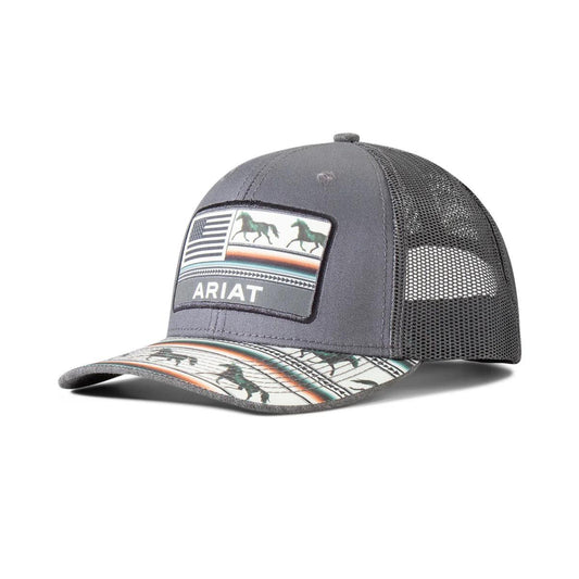 Ariat Women's Cap Stripes Horse American Flag - City N Country