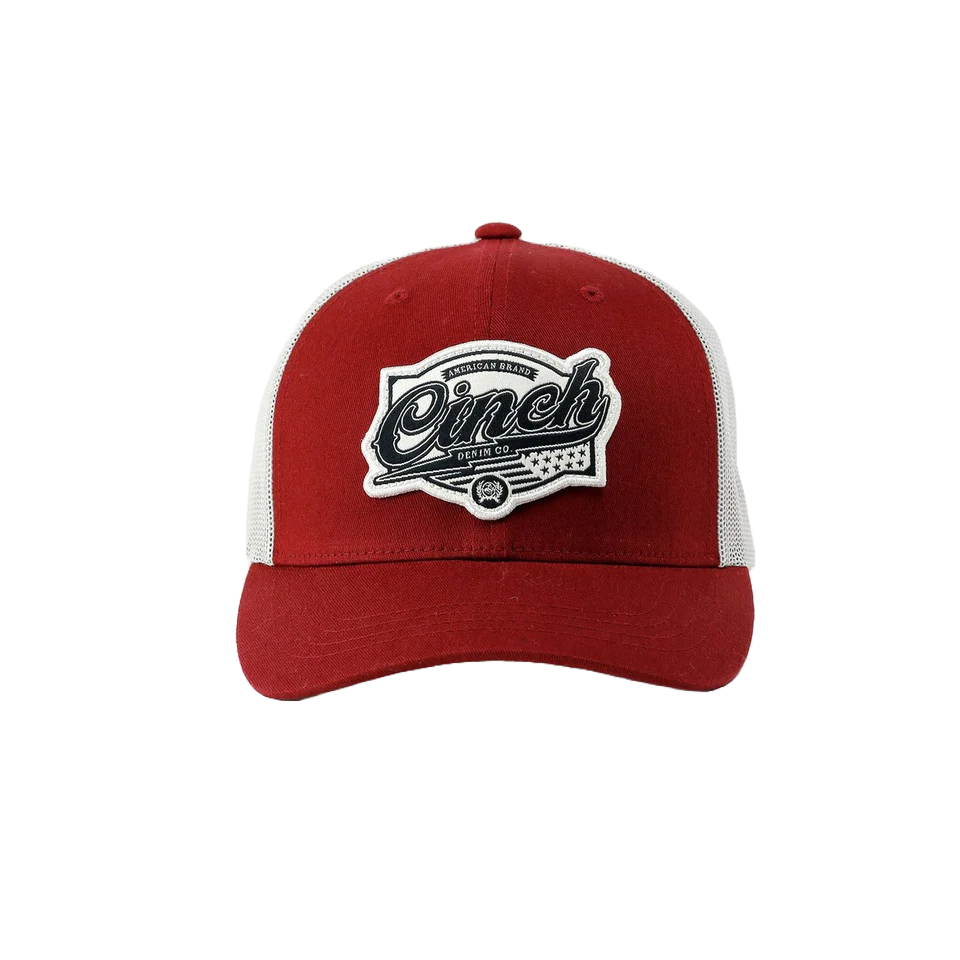 Cinch Cap Logo Patch Red/Black