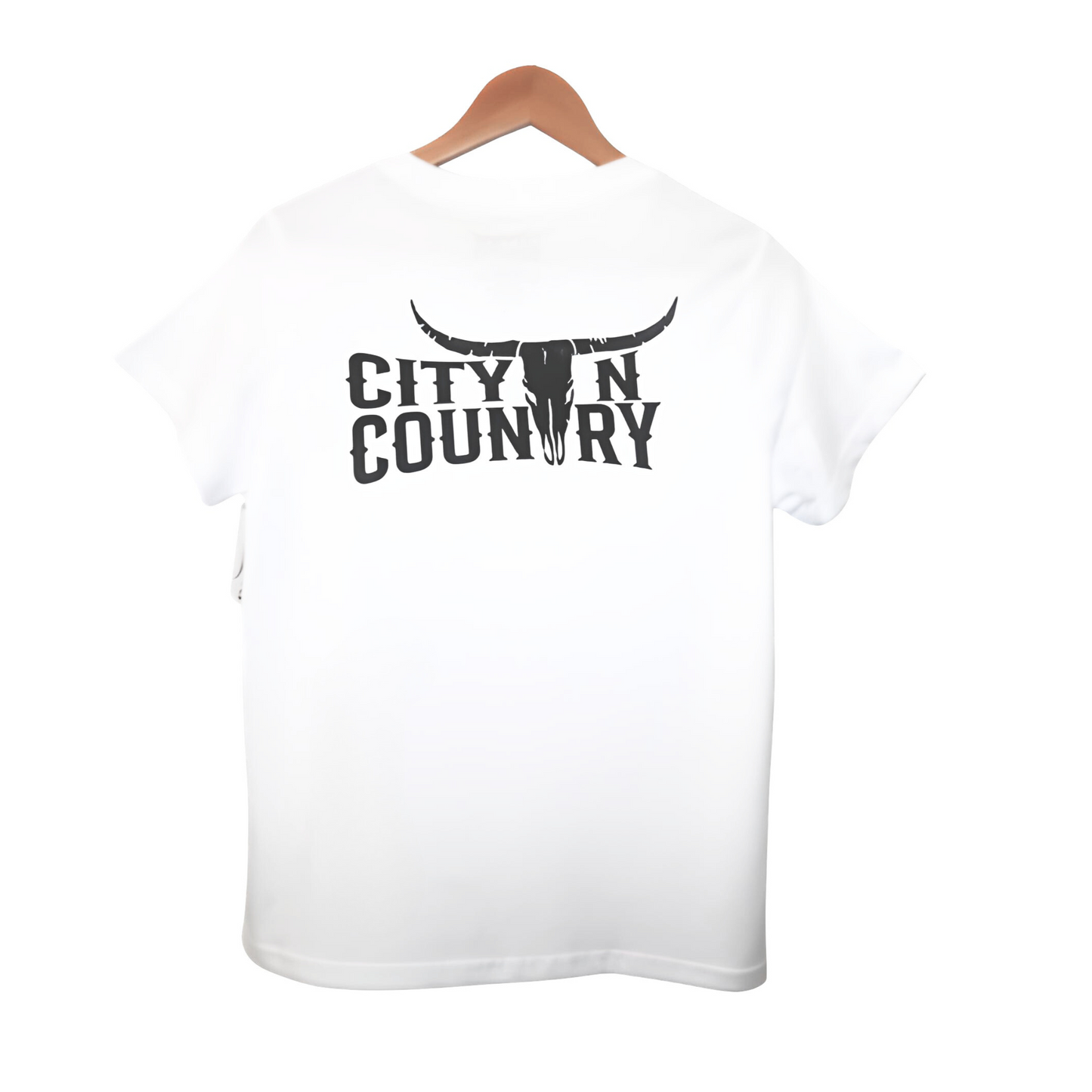 CITY N COUNTRY - WOMEN'S TEE - WHITE