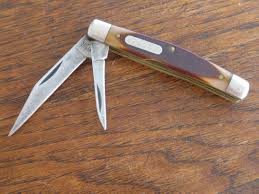 KNIFE - Schrade Middleman Jack 2 Blade Stock Knife