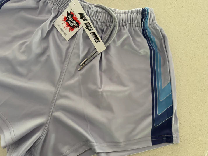 Hogs Dogs and Quads - HDQ - Footy Short - Cruiser Country Grey