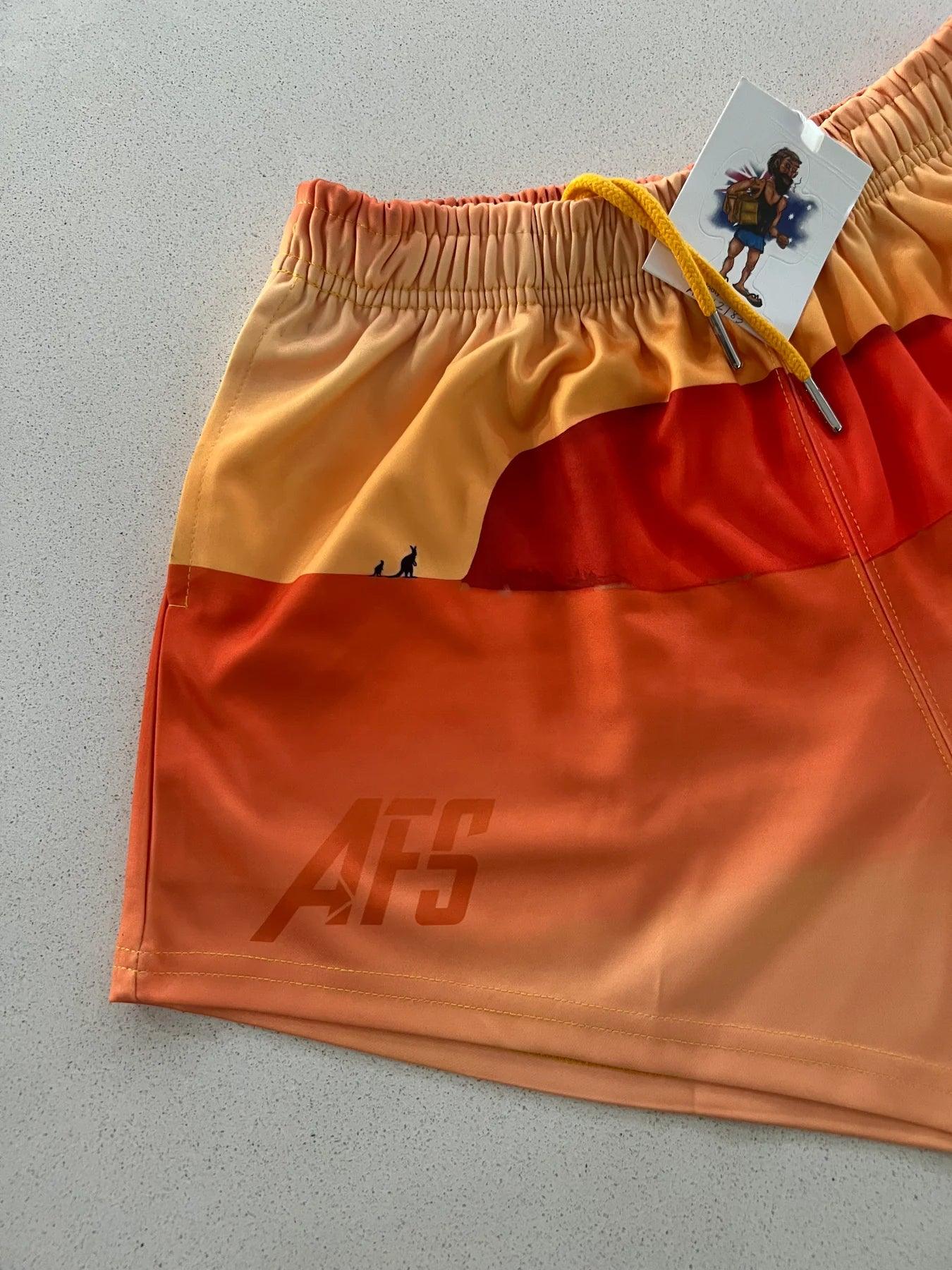 AFS - AYRES ROCK (WITH POCKETS) - FOOTY SHORTS - City N Country