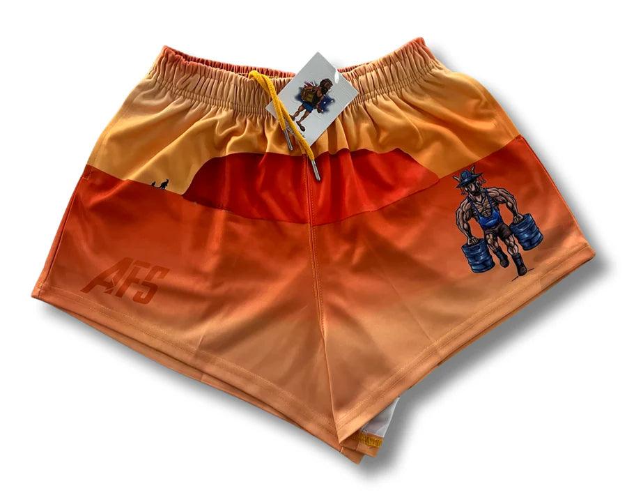 AFS - AYRES ROCK (WITH POCKETS) - FOOTY SHORTS - City N Country