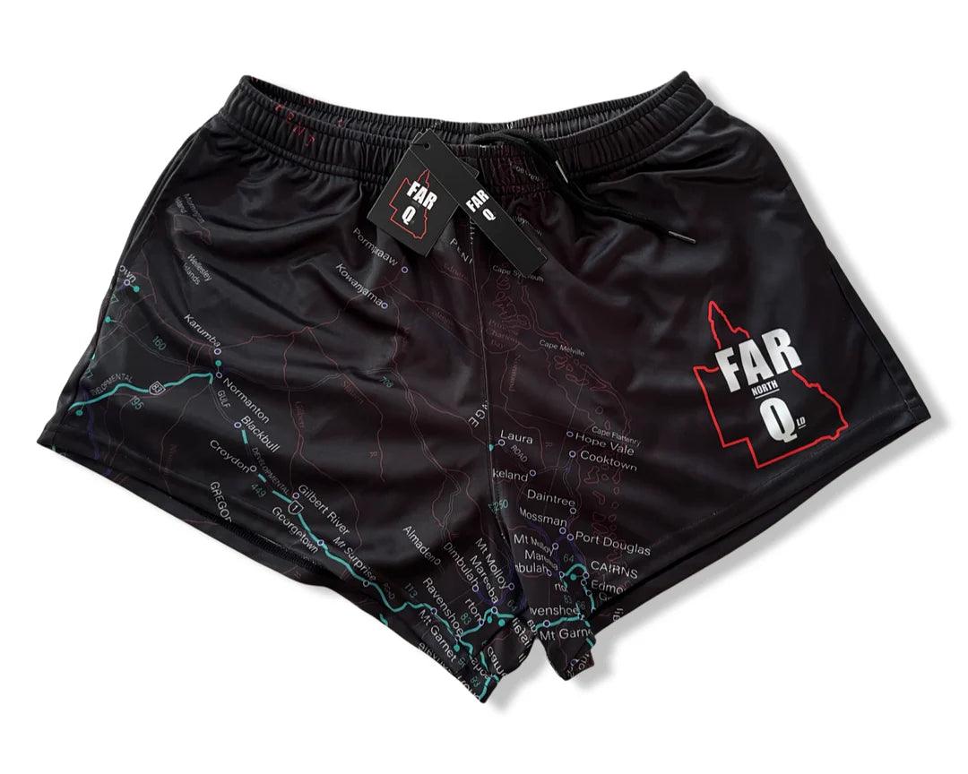 FARQ - FNQ MAP - FOOTY SHORTS - City N Country