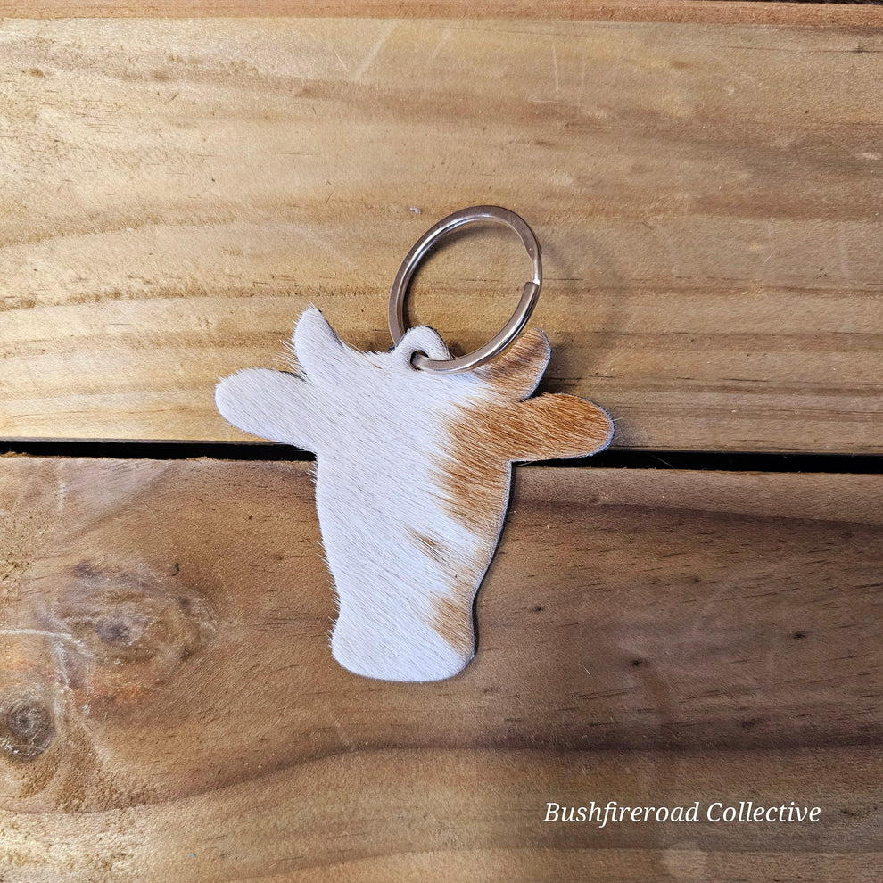 BR - HIDE KEY CHAIN - COW