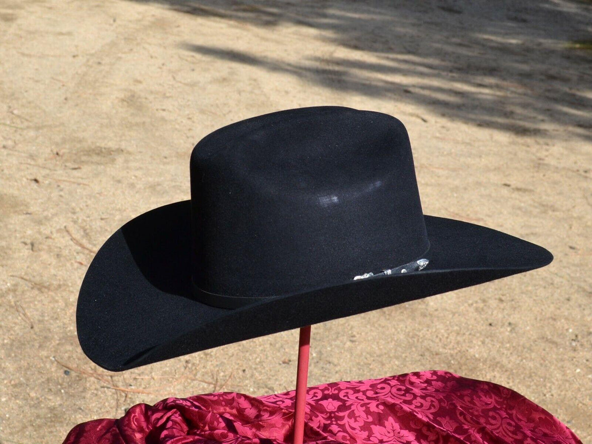 SUMMIT HAT - WOOLFELT CATTLEMAN WITH INSIDE BAND - BLACK - City N Country