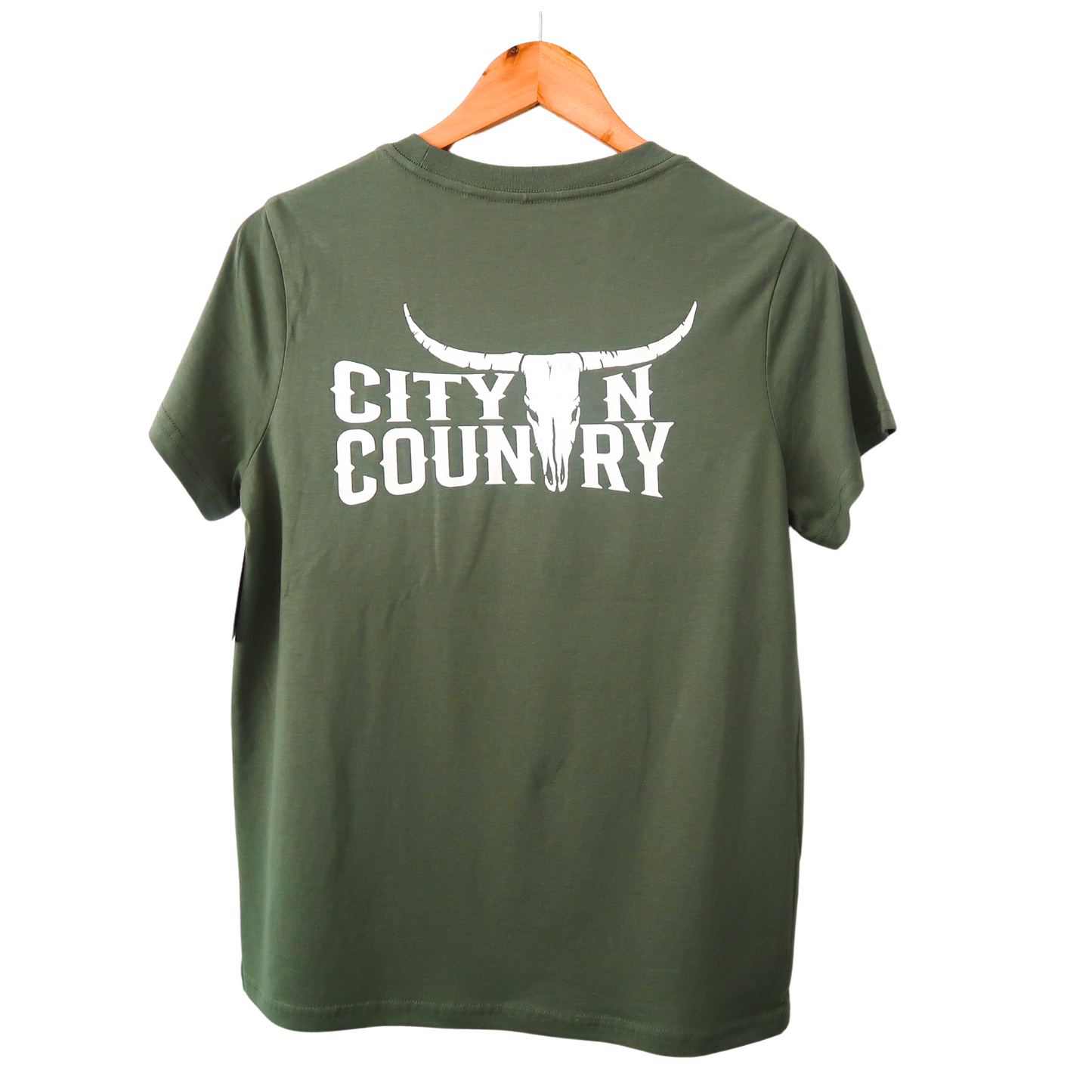 CITY N COUNTRY - WOMEN'S TEE - SAGE