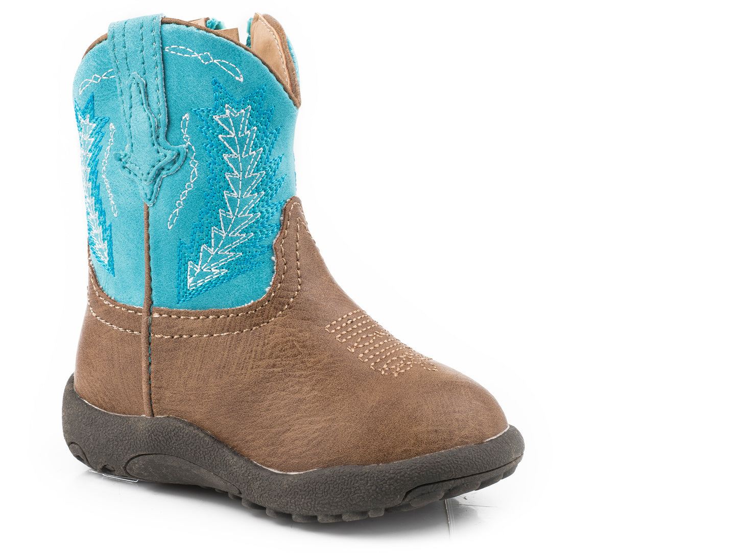 ROPER - INFANT COWBOY BILLY - TAN/TURQUOISE