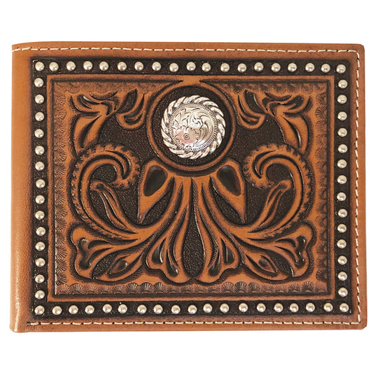 Roper - Wallet - Bi Fold Tooled Leather Wallet