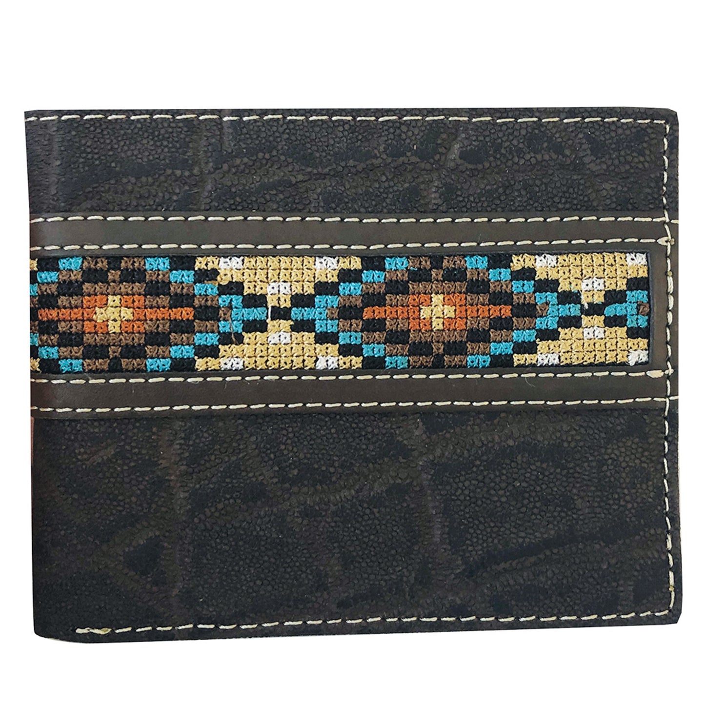 Roper - Wallet - Bi Fold Aztec Wallet - Black