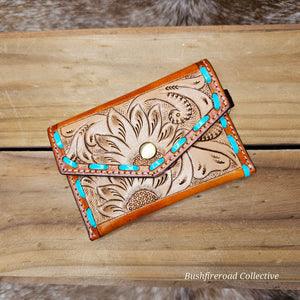 Bushfire Road - TOOLED KEYRING PURSE - City N Country