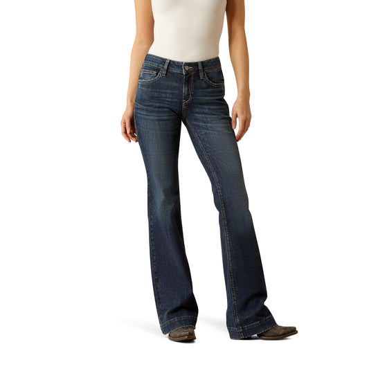 Ariat - Denim - Womens - Real Perfect Rise Ruth Slim Trouser