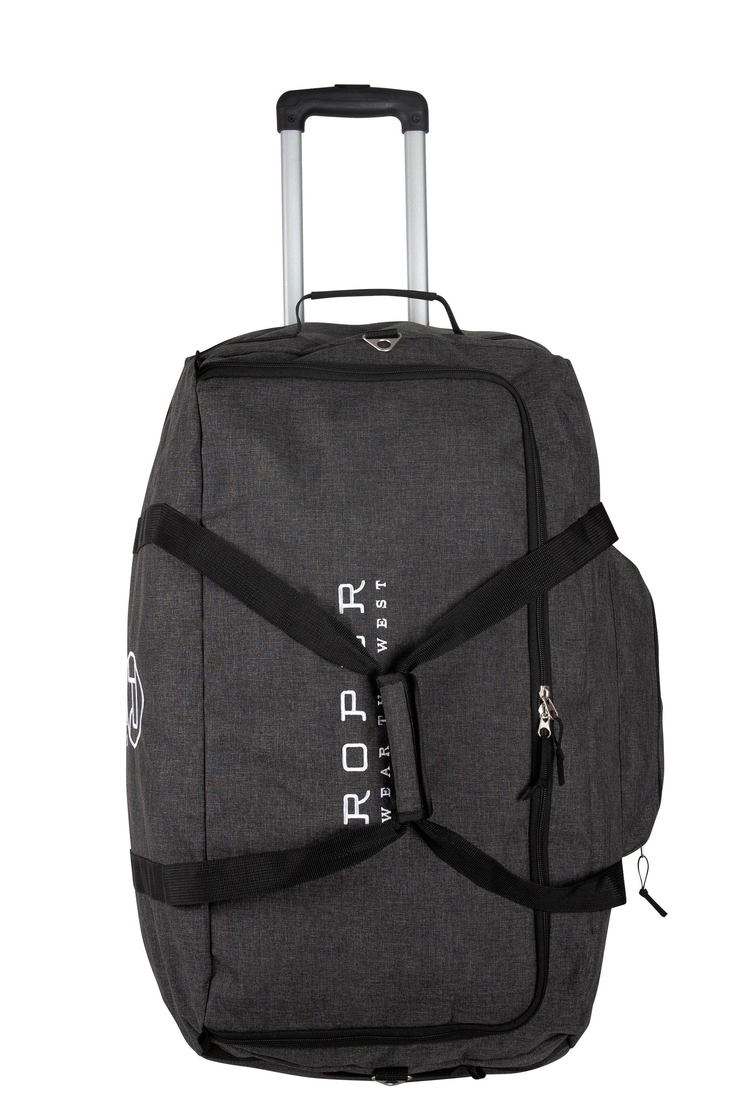 ROPER LARGE WHEELED TRAVEL BAG GREY - City and Country