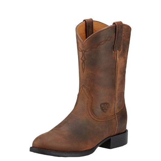 ARIAT - WOMENS HERITAGE ROPER - DISTRESSED BROWN - City N Country