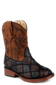 Roper - Footwear - Kids - Toddler Boots - Bird Blocks - Brown